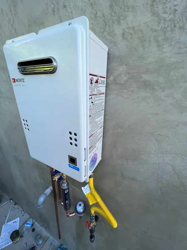 Tankless water heater installation for Far East homes